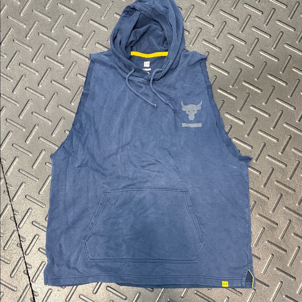 Under Armour Navy Sleeveless Hoodie